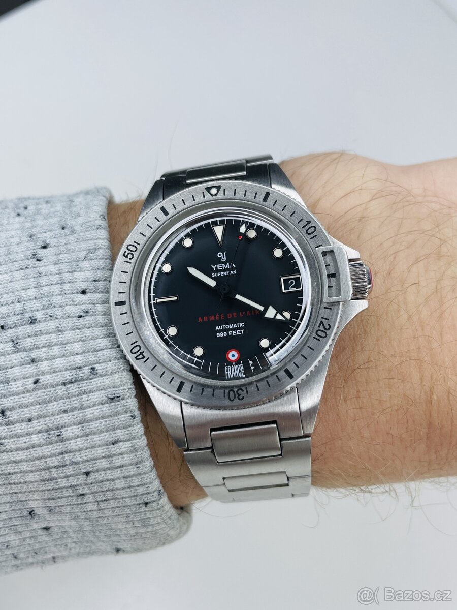 Prodám hodinky Yema Superman Armée de l’air
