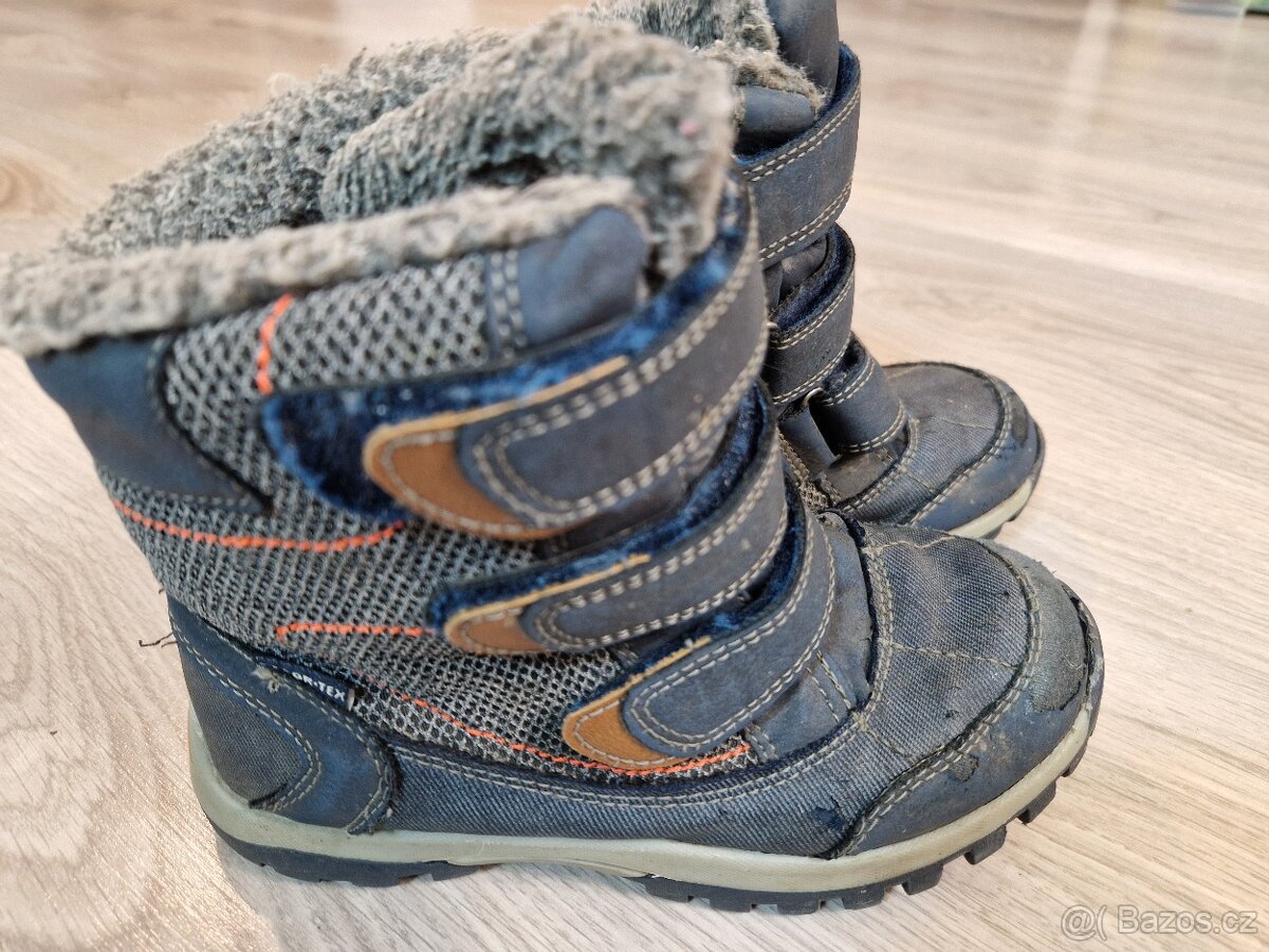 zimní boty chlapecké gore-tex EU32