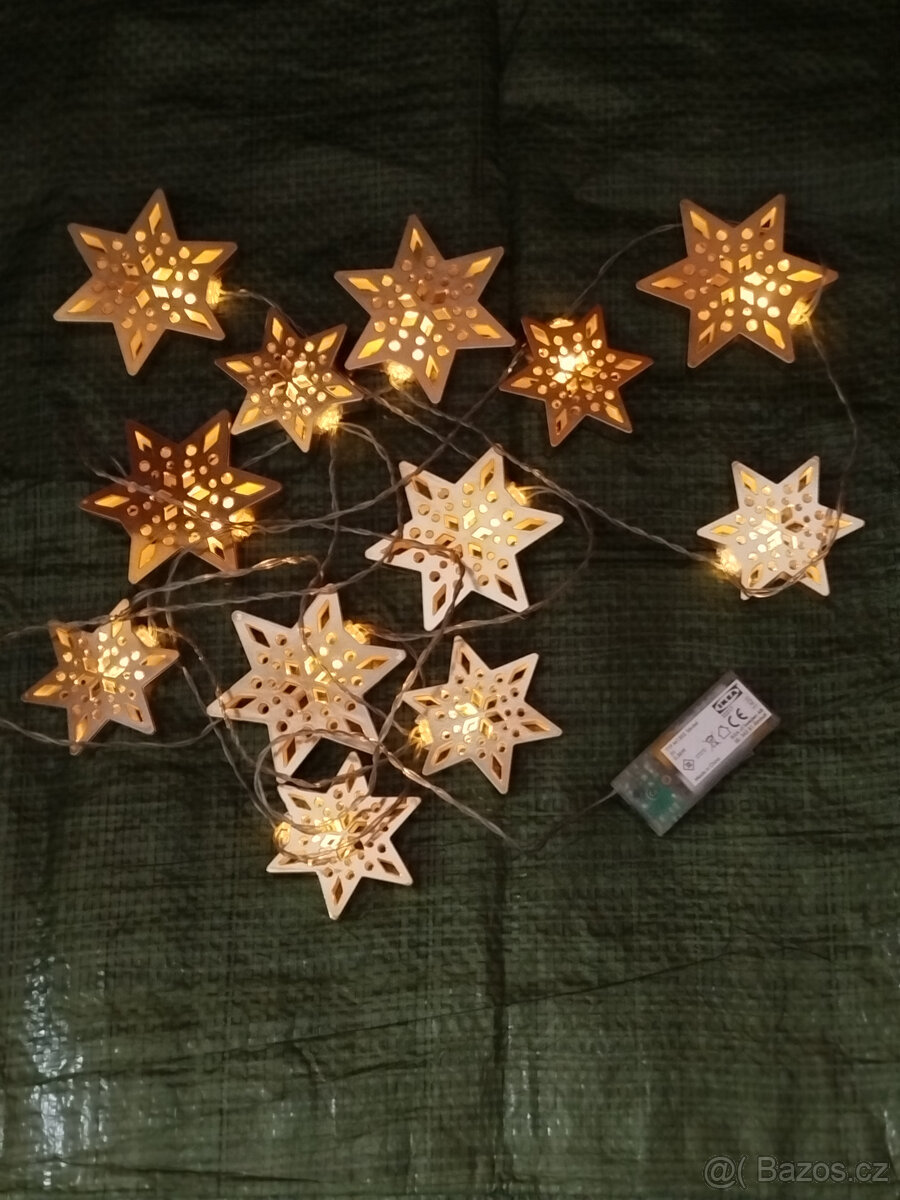 Ikea-vánoční girlanda, řetěz, osvětlení