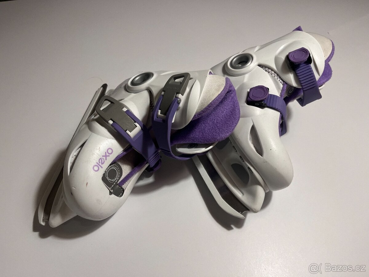 Dívčí lední brusle OXELO 26-28 flexi velikost lok. Prostějov