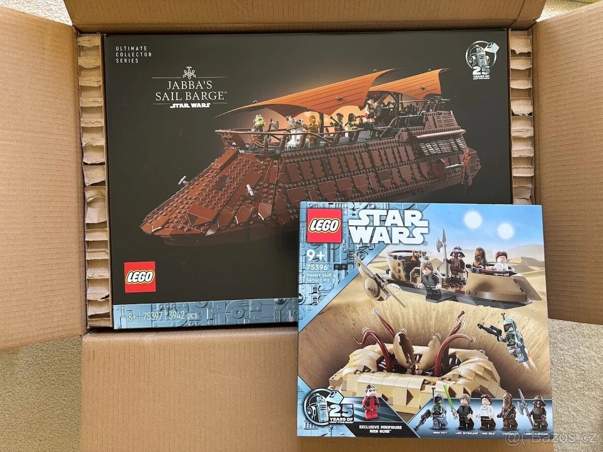 LEGO Star Wars 75397 + 75396: Jabba's Sail Barge