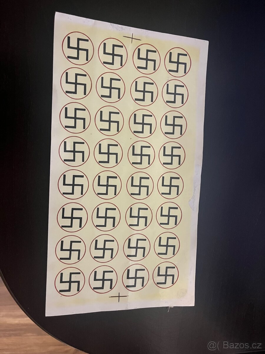 Staré nálepky na porcelán