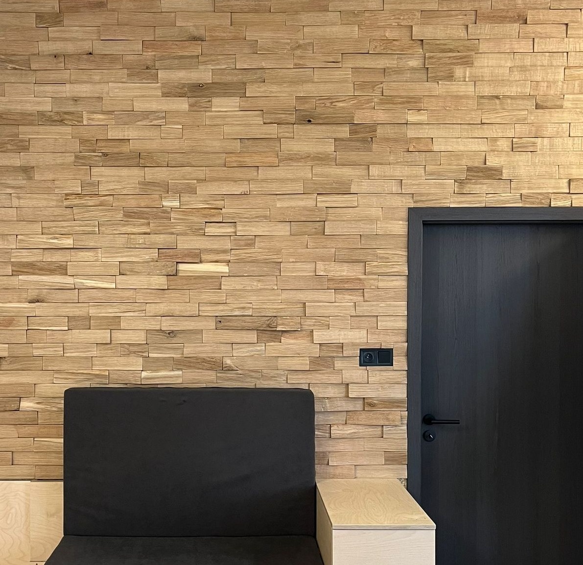 Dřevěný obklad mozaika