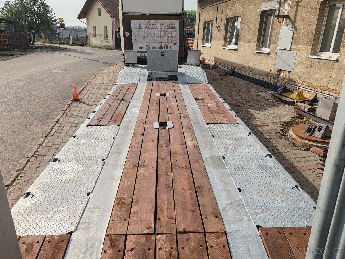 Vlek přívěs na přepravu kompresor vrtná souprava