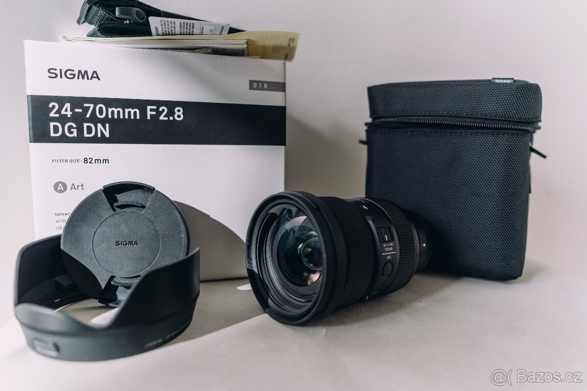 Sigma 24-70 f2.8 DG DN Art (Sony FE). V záruce