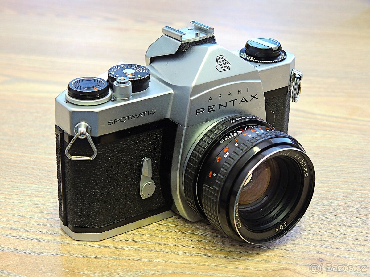 Analog Pentax Spotmatic SP + 1.7/50 (M42 závit)
