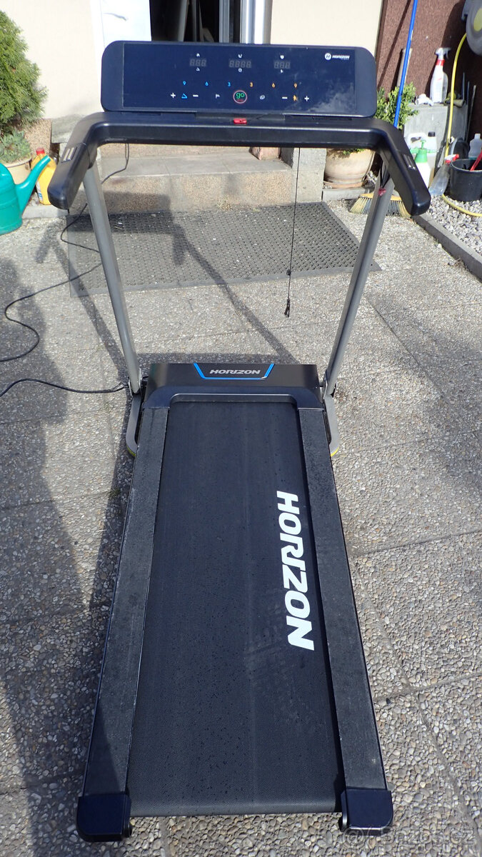 Běžecký pás motorový,náklon, HORIZON Fitness T-R01