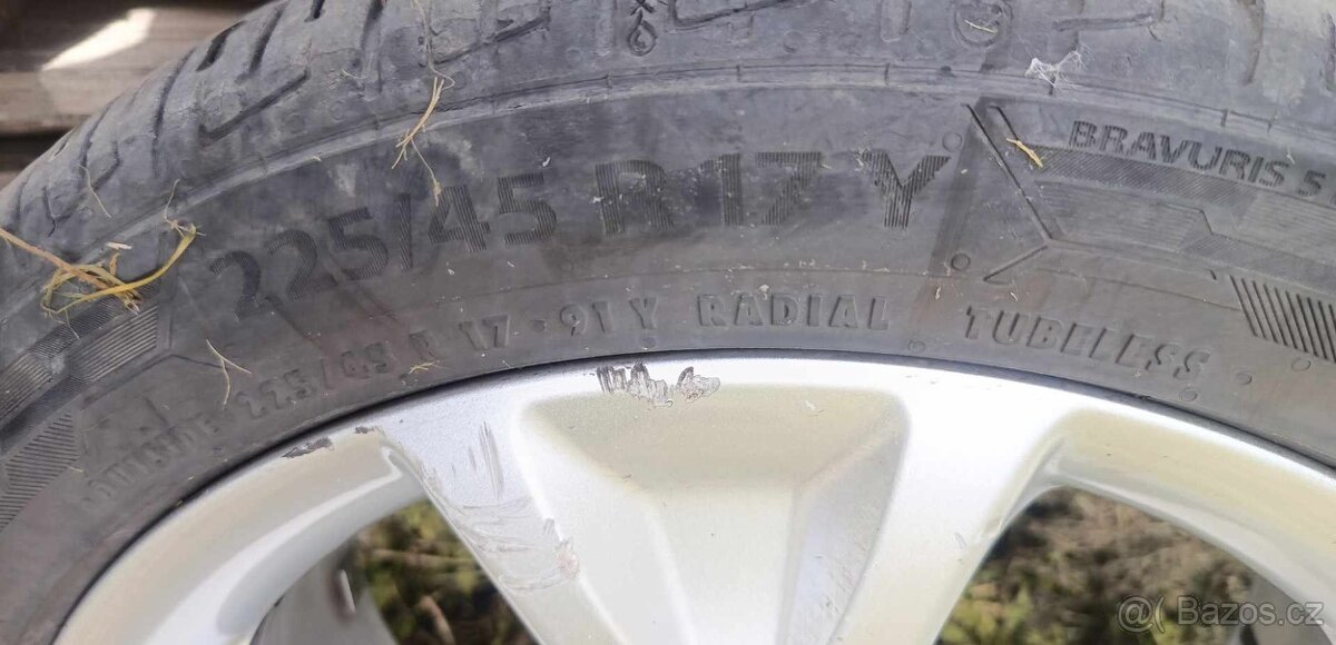 Prodám ALU 17 škoda 5x112