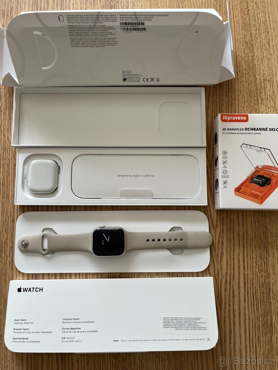 Apple Watch Series 9 41mm silver (stříbrné)