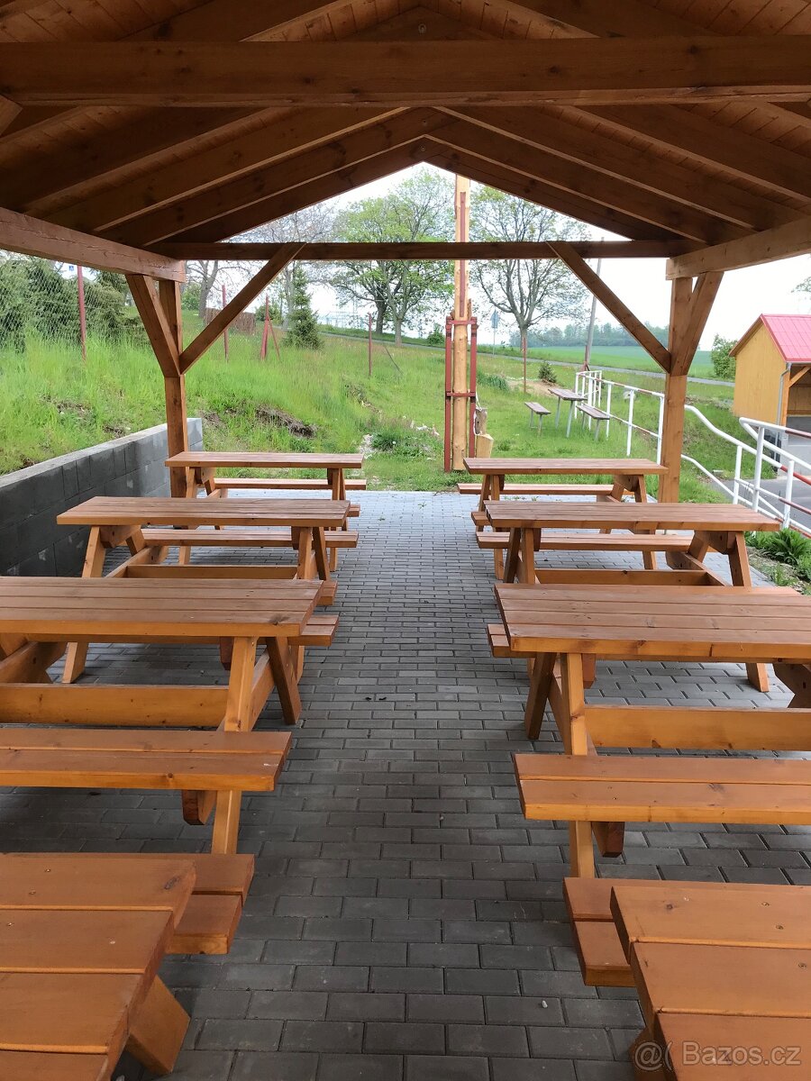 Pivní set, zahradní posezení,