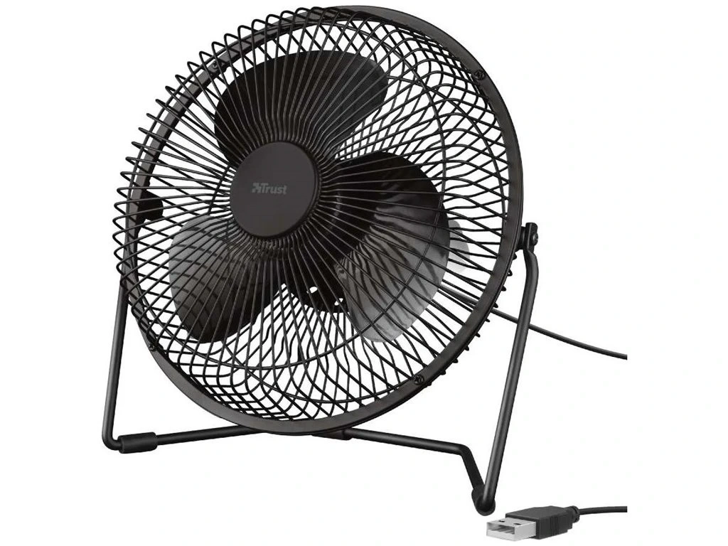 nový kovový ventilátor Trust Blaze USB
