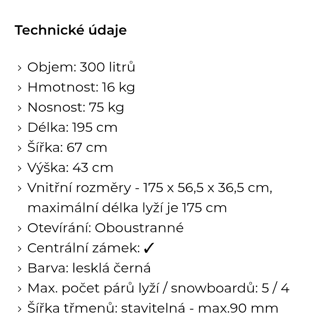 Střešní box Thule motion sport černý