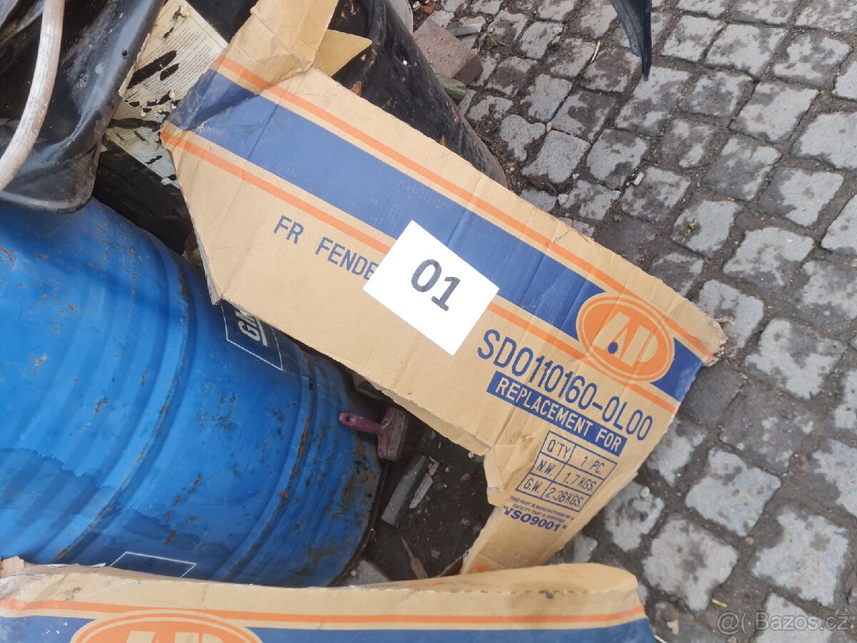 Levý přední Blatník Škoda Fabia 2