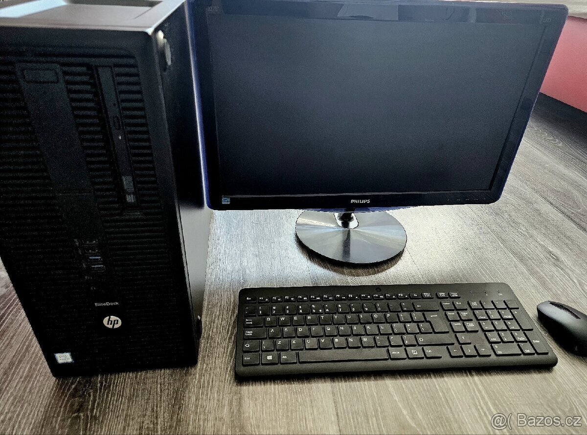 HP PC + monitor