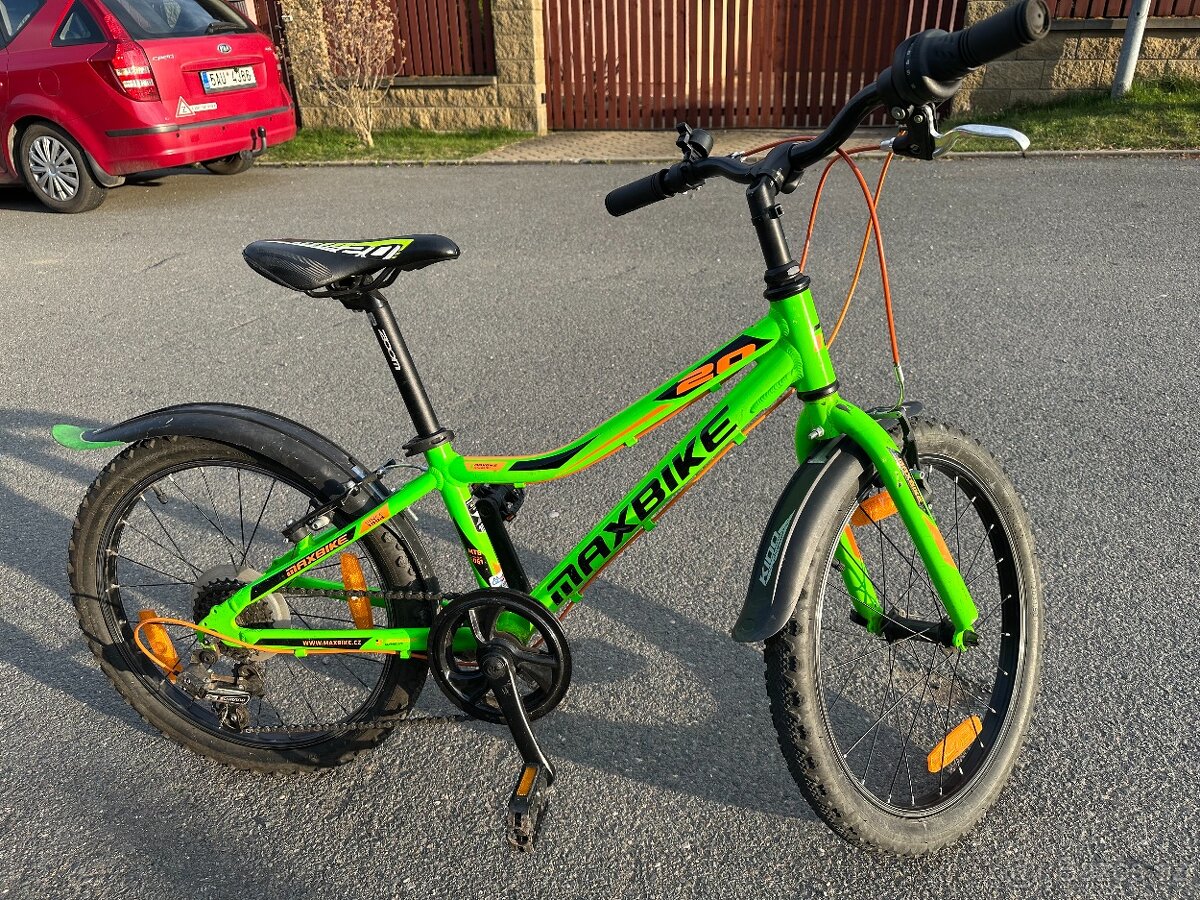Dětské kolo Maxbike Junior 20" - zelené