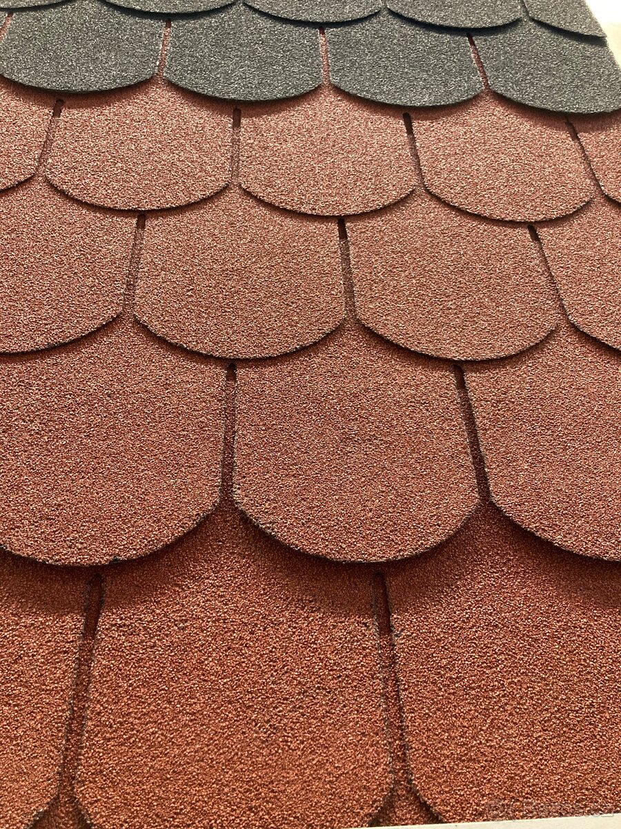 Asfaltový šindel. Krytina.