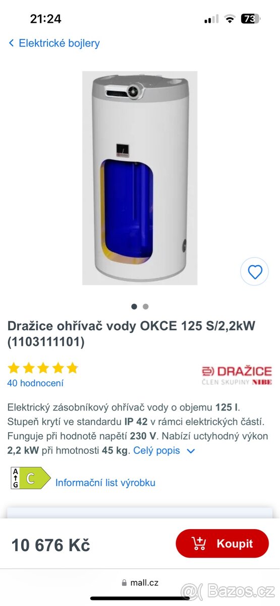 Bojler Dražice
