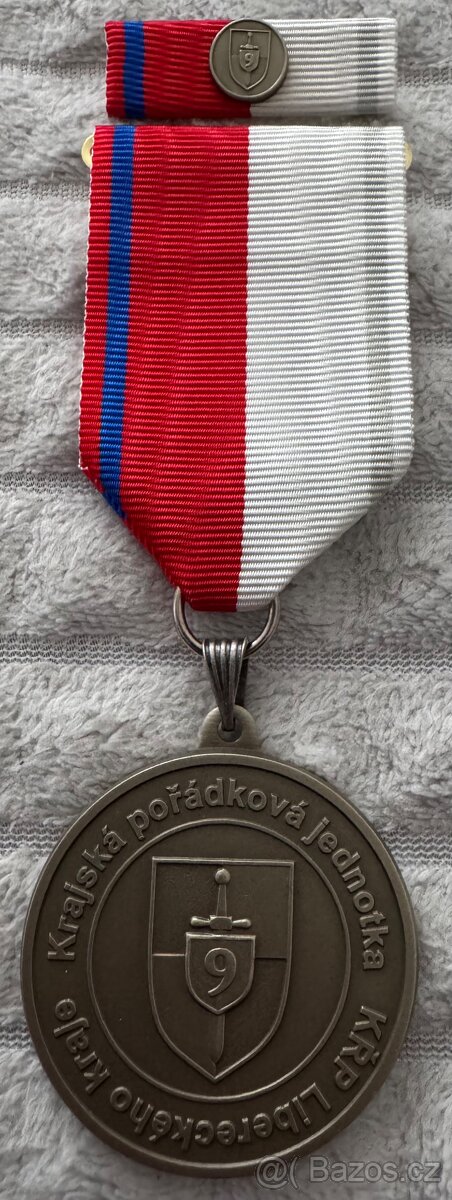 Pamětní medaile PČR- KPJ KŘP Libereckého kraje
