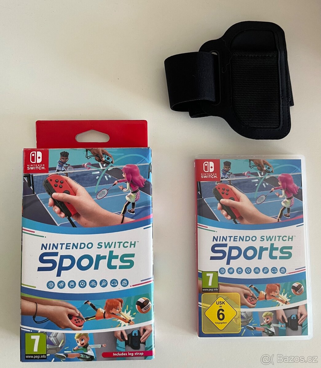 Nintendo Switch Sports – kompletní balení s leg strapem