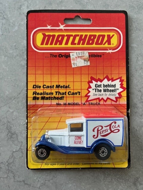 MATCHBOX MB 38 FORD model A (novy) - PEPSI COLA