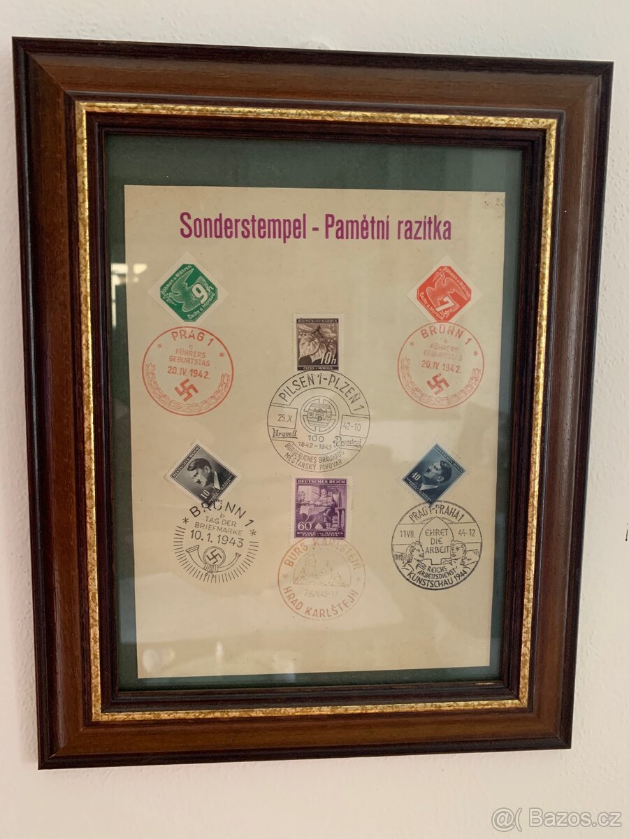 Sonderstempel - pamětní razítka 1942