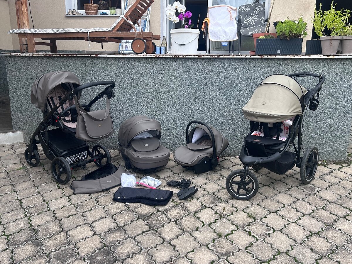 Sada dvou kočárku - Bohemia love a hauck runner