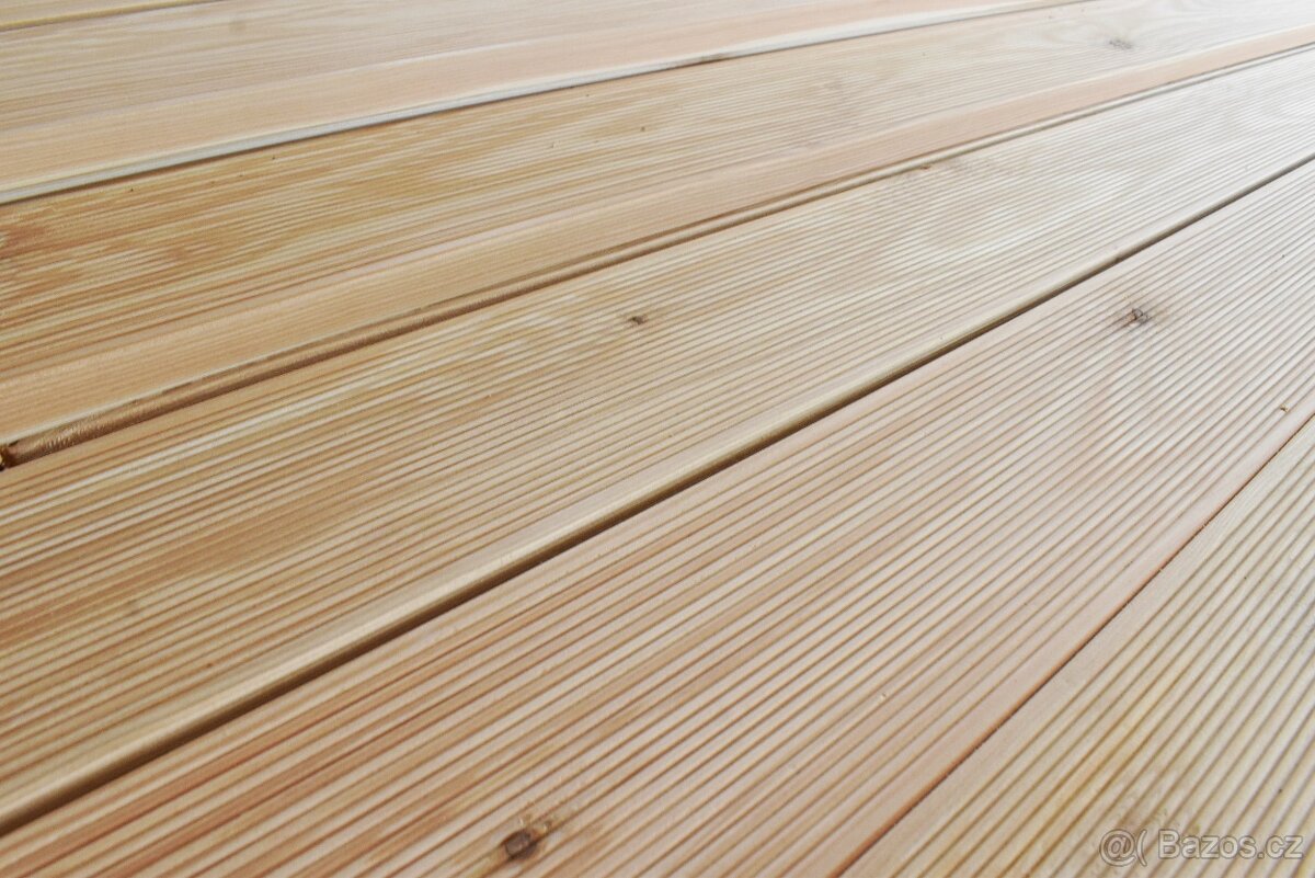 Terasová prkna modřín 27x140x4000mm