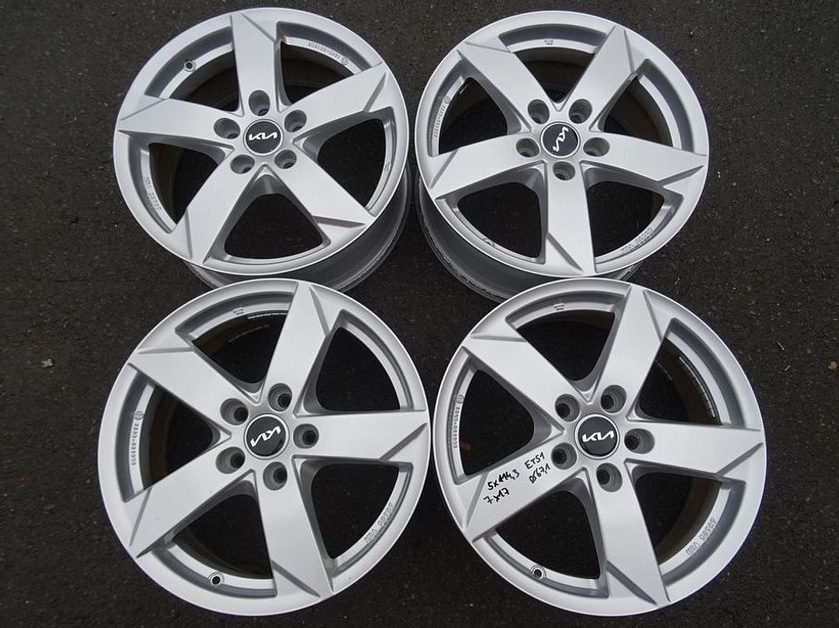 Alu disky Kia, Hyundai, 17", 5x114.3, ET 51, šířka 7J