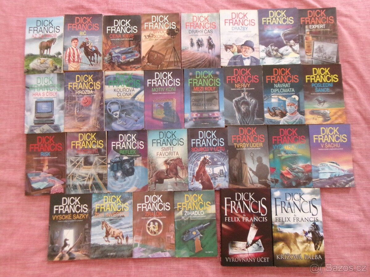 Dick Francis - sbírka 30 knih.