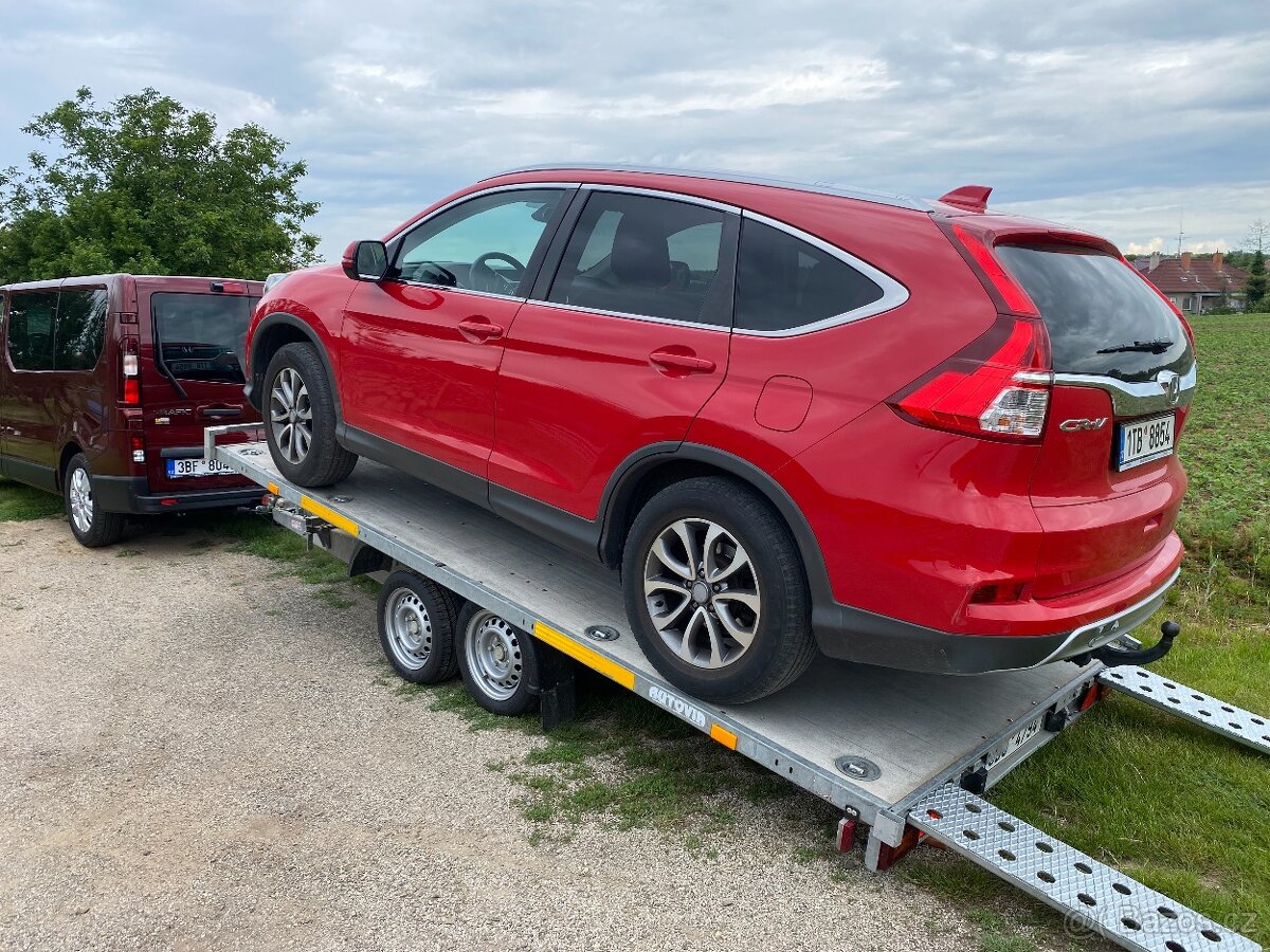 Hliníkový sklopný přívěs,autopřepravník