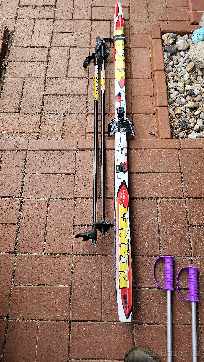 Lyze bezecke Skol delka 137cm hulky 100cm