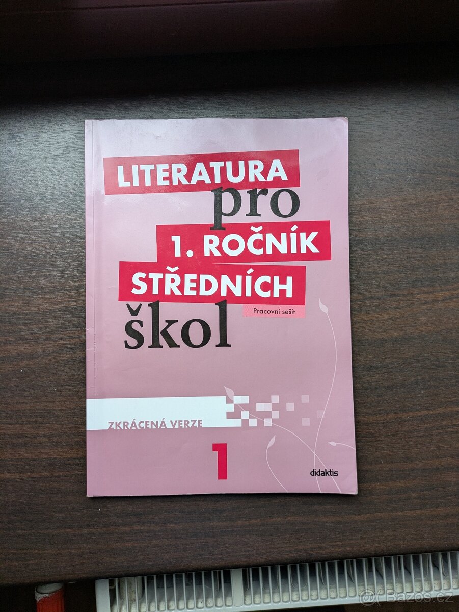 Pracovní sešit literatury pro 1. ročník SŠ