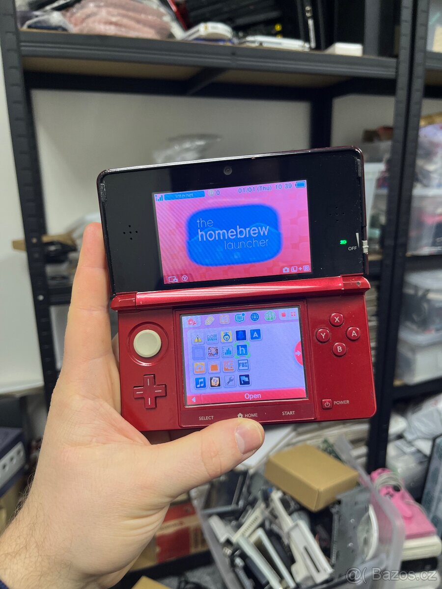Nintendo 3DS Flame Red hacknute