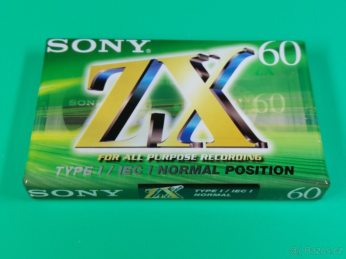 MC Audiokazeta Kazeta SONY ZX 60 nová zabalená