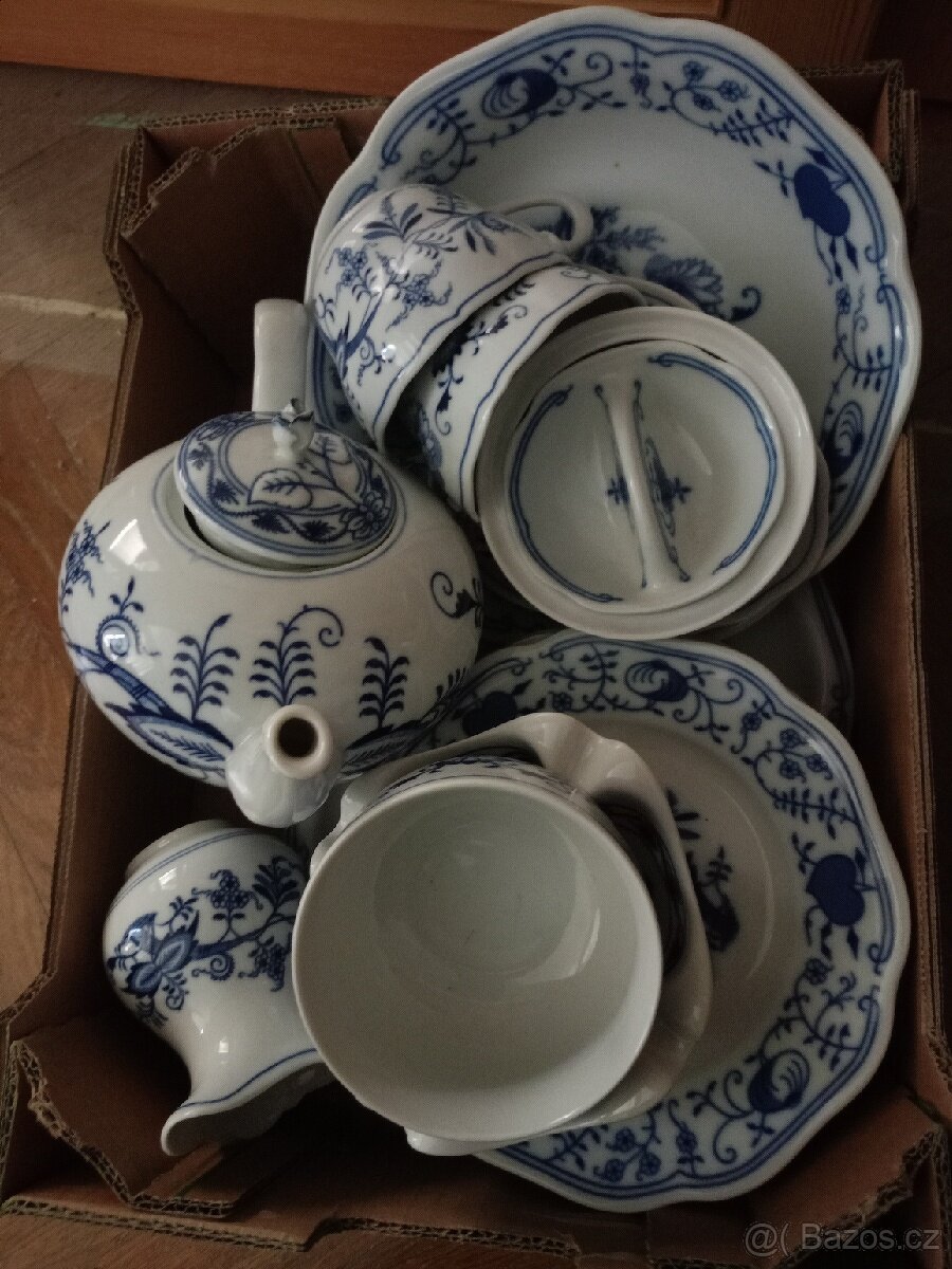 Porcelánová sada cibulák