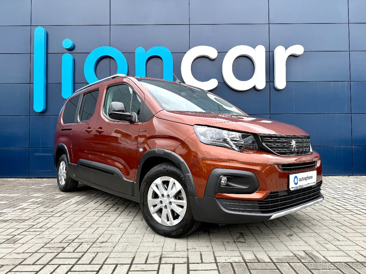 Peugeot Rifter LONG GT LINE, 7míst, ČR, Tažné