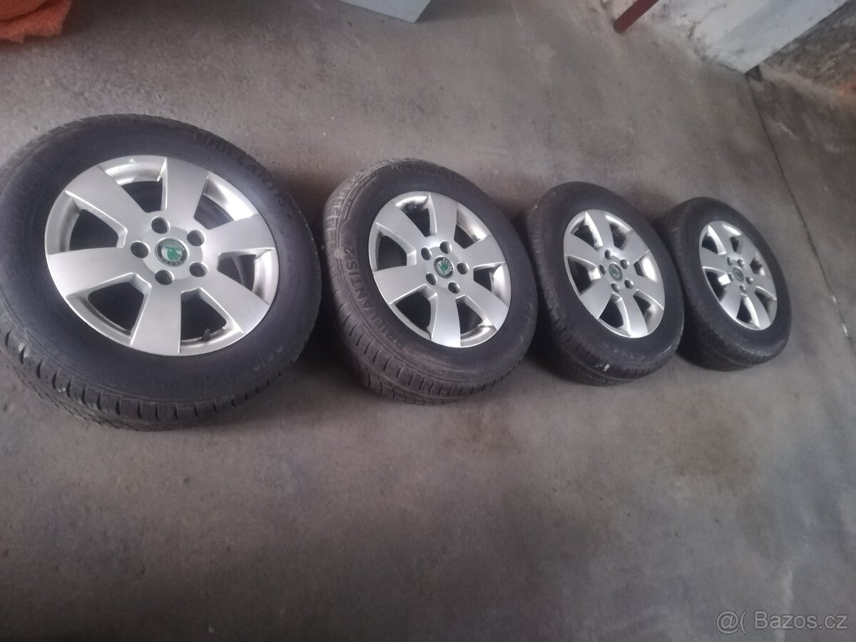 Alu kola originál Škoda Octavia II
