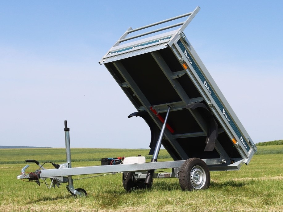 Sklápěcí přívěs DEBON PW 0 ELEKTRO, 250x160x30, 445 kg, 150