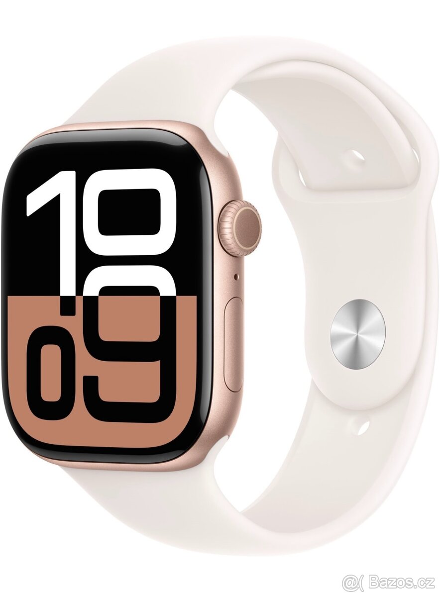 Prodám párkrát použité Apple Watch Series 10 42mm rose gold