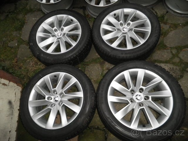 Alu sada Škoda Superb Octavia R17 5x112 Pěkné Stratos