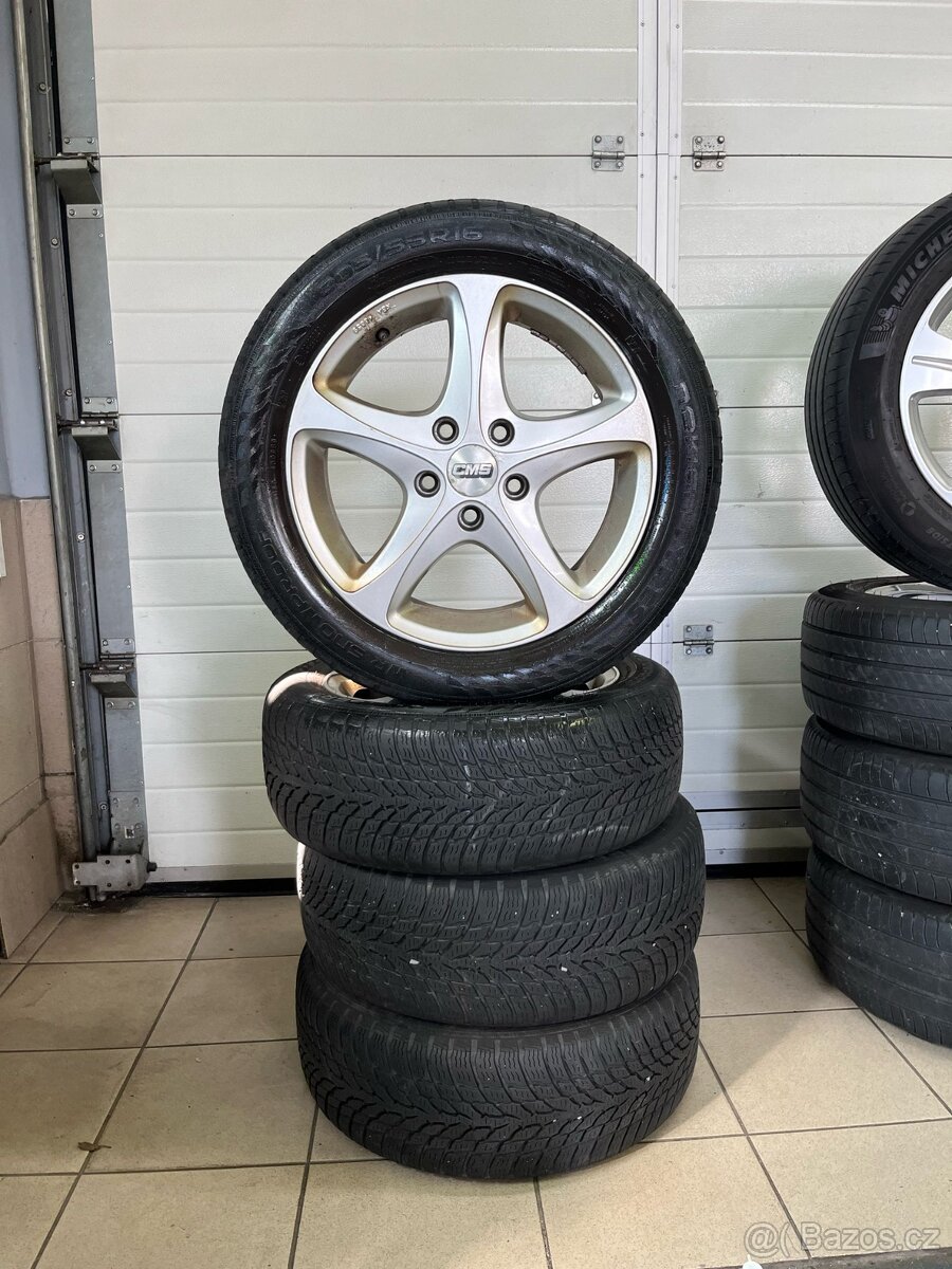 alu kola 5x112 r16 + zimní pneu Nokian wr Snowproof