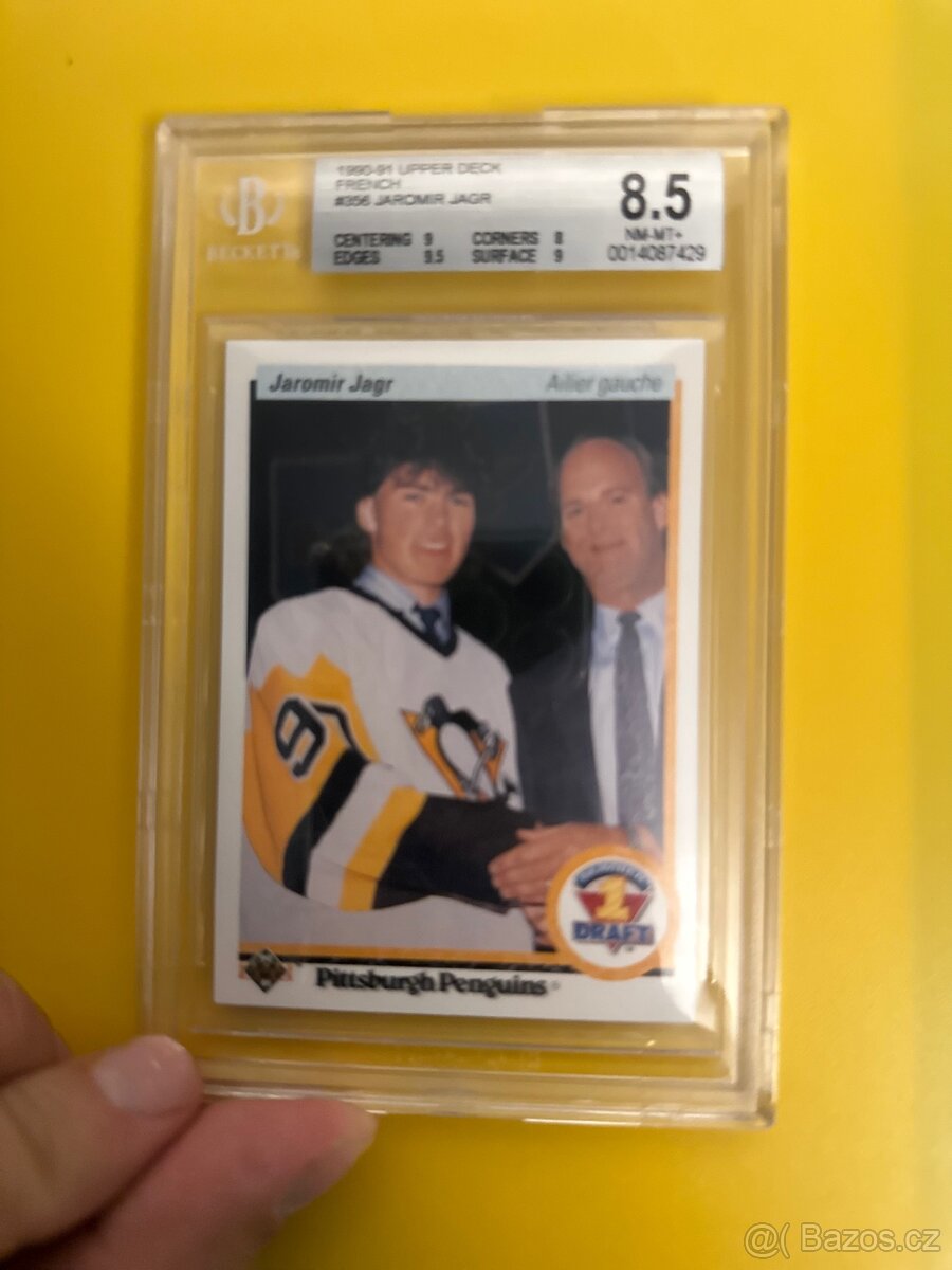 Rookie, French, NM Mint 8,5, Jaromir Jagr, Top stav