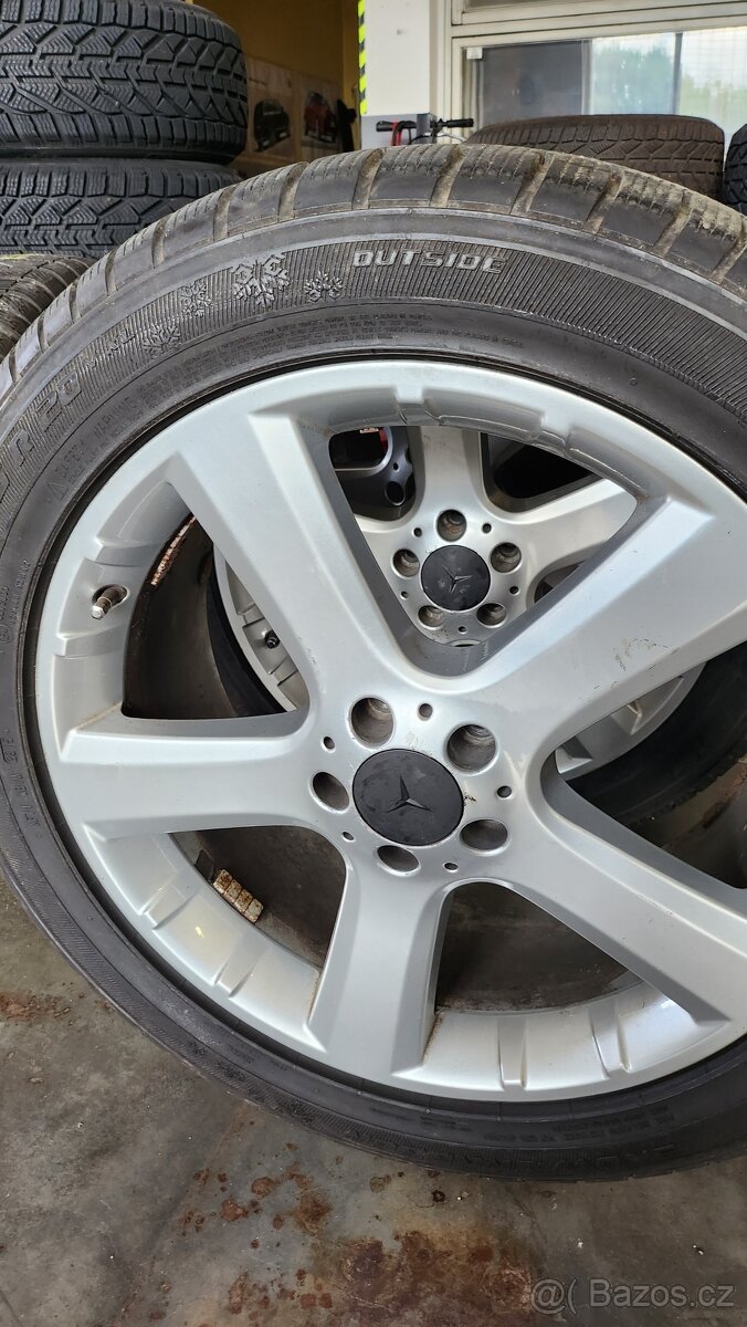 Orig.alu kola Mercedes 20" + Pneu zimní 275/45 R20"