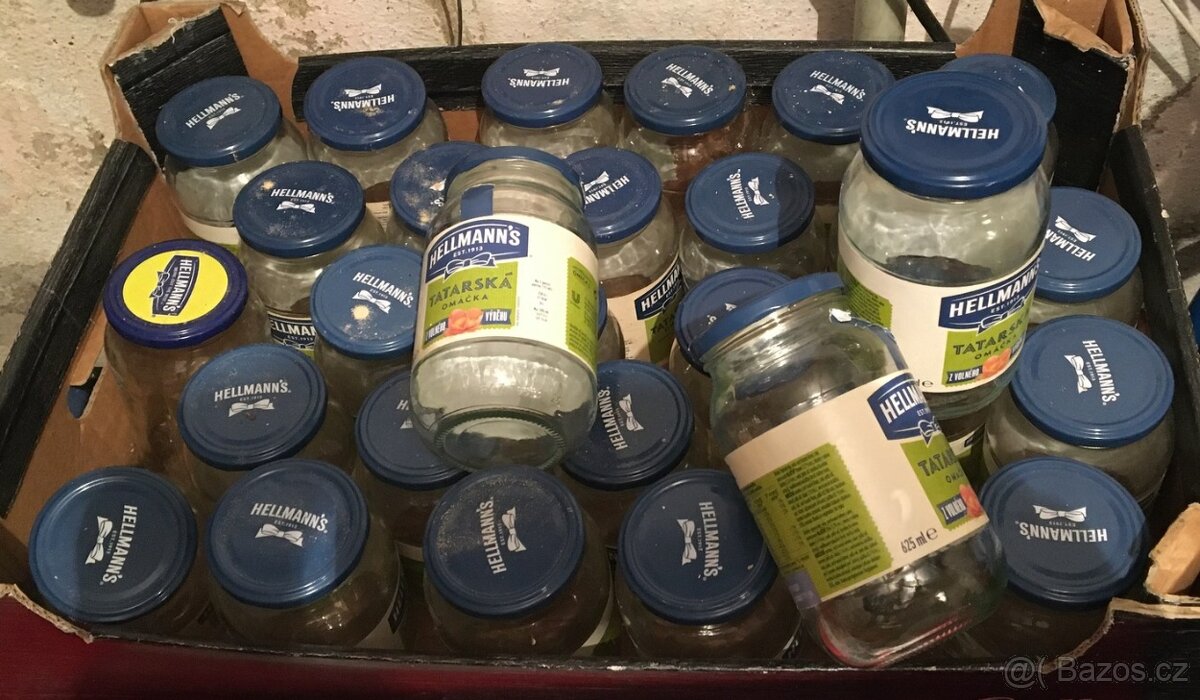 sklenice od velké tatarky 625 ml