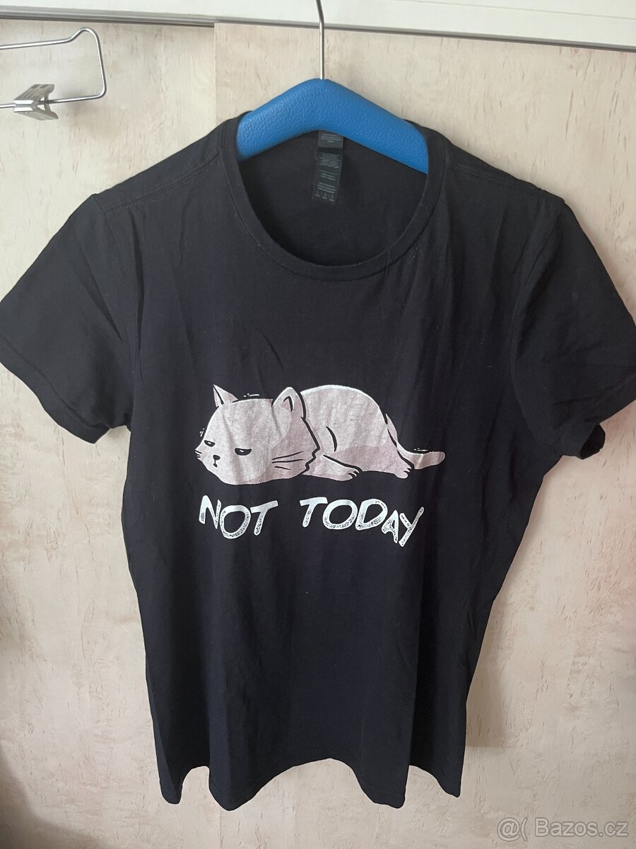 Tričko s kočkou M/L