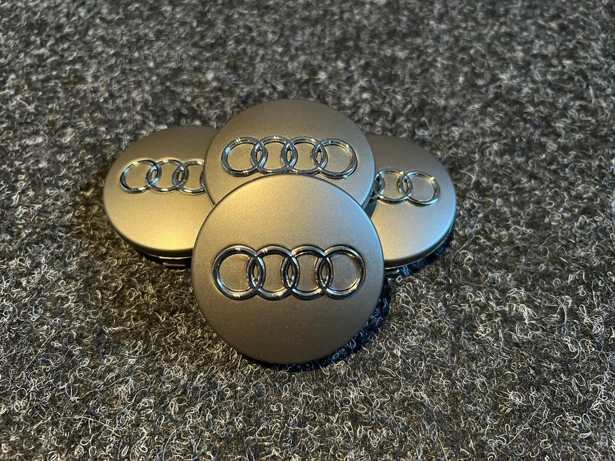Středové krytky Audi 60mm šedé