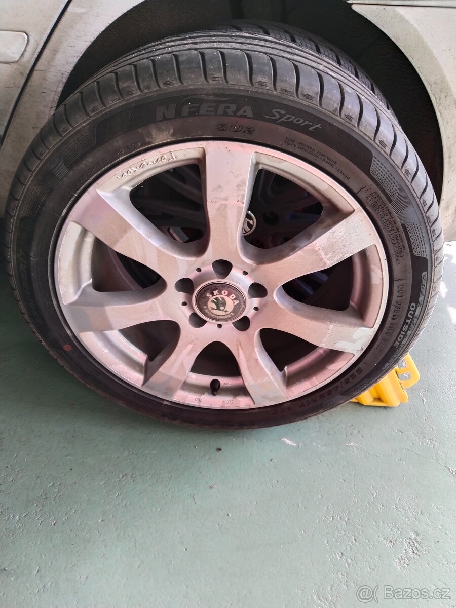 ALU kola škoda Octavia 5x112 r17