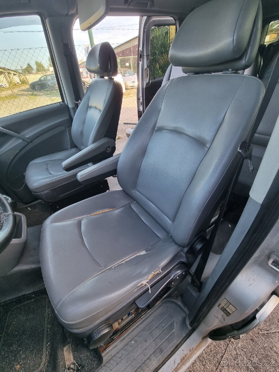 Mercedes vito viano kožené sedačky