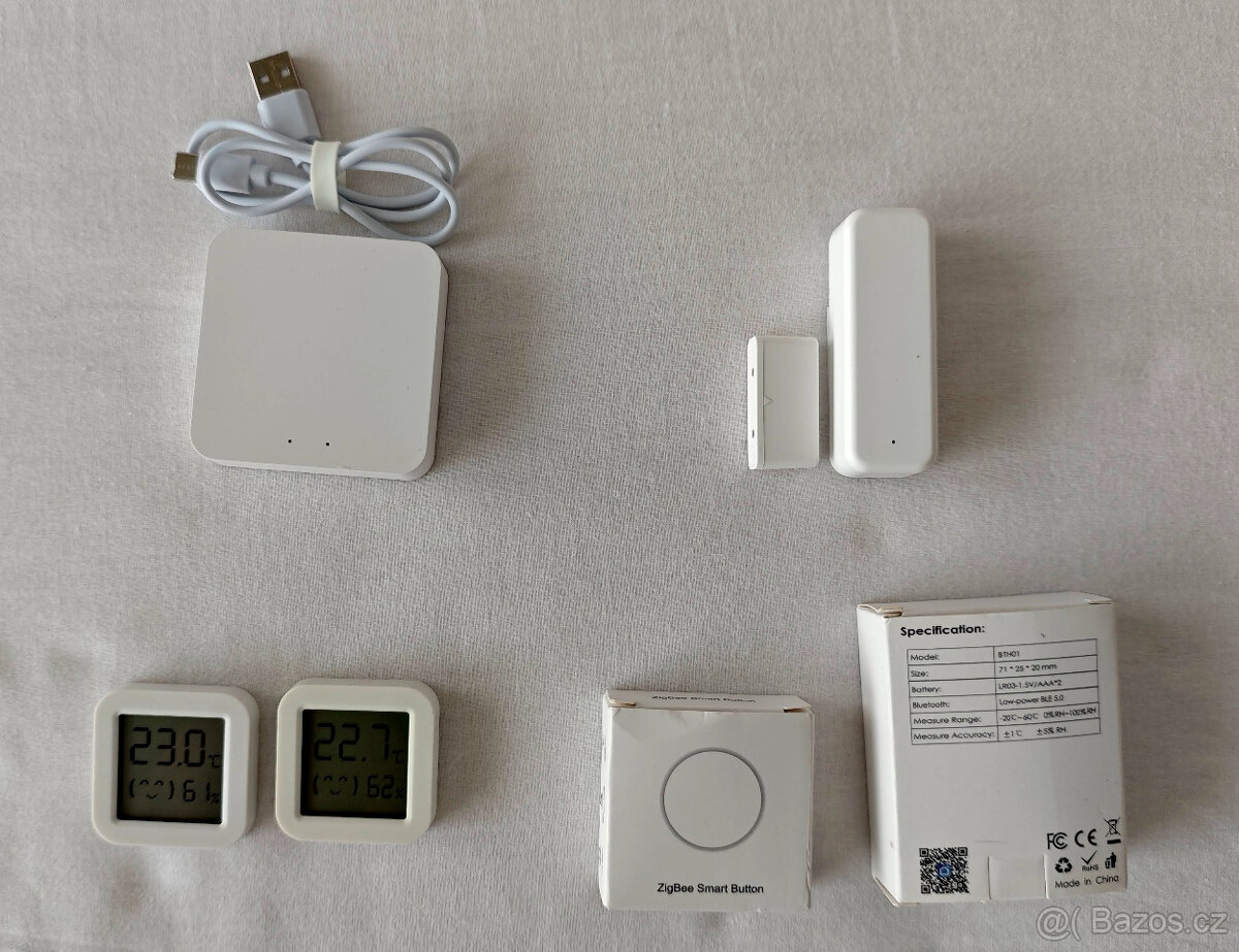 Smart Home Zigbee Tuya Wifi Gateway a mnoho senzorů