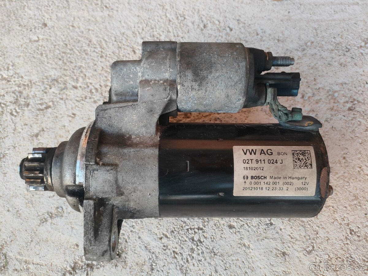 Starter Fabia, Rapid, Roomster Bosch  02T911024J